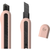 Канцелярский нож Deli ENS063 Pink (ENS063PINK)