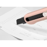 Канцелярский нож Deli ENS063 Pink (ENS063PINK)