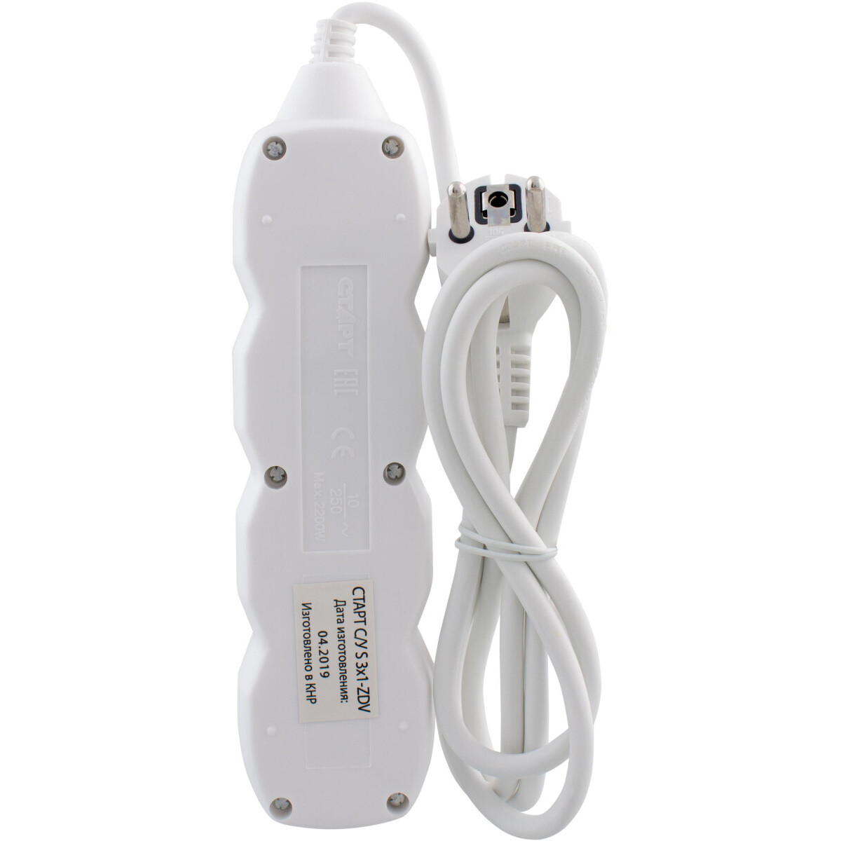 Сетевой удлинитель СТАРТ С/У S 3x1-ZDV - 4607175852692 - фото 3