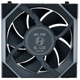 ..... Вентилятор для корпуса Lian Li UNI Fan SL Wireless LCD 120 Black (2886) Б/У контроллер без USB (G99.12SLLCD1W1B.R0)
