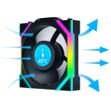 ..... Вентилятор для корпуса Lian Li UNI Fan SL Wireless LCD 120 Black (2886) Б/У контроллер без USB (G99.12SLLCD1W1B.R0)