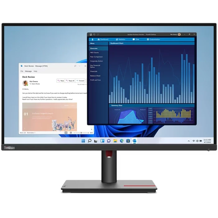 ..... Монитор Lenovo 27" ThinkVision T27p-30 (63A9GAT1EU) (С555) Б/У - фото 3
