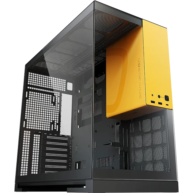..... Корпус Geometric Future Model 5 ARGB Black/Yellow Б/У сломан коннектор к МП USB 3.0 - 1AM5WKBY01100