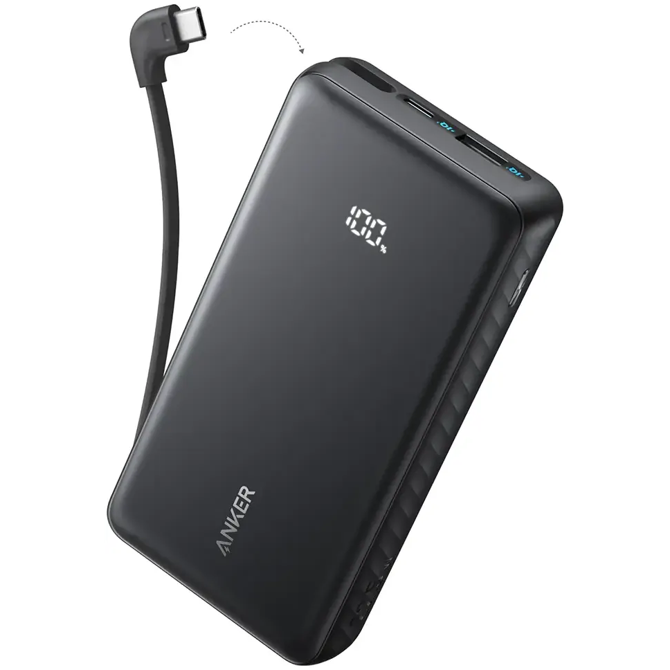 Внешний аккумулятор Anker Zolo Power Bank 20K 22.5W Black - A110EH11