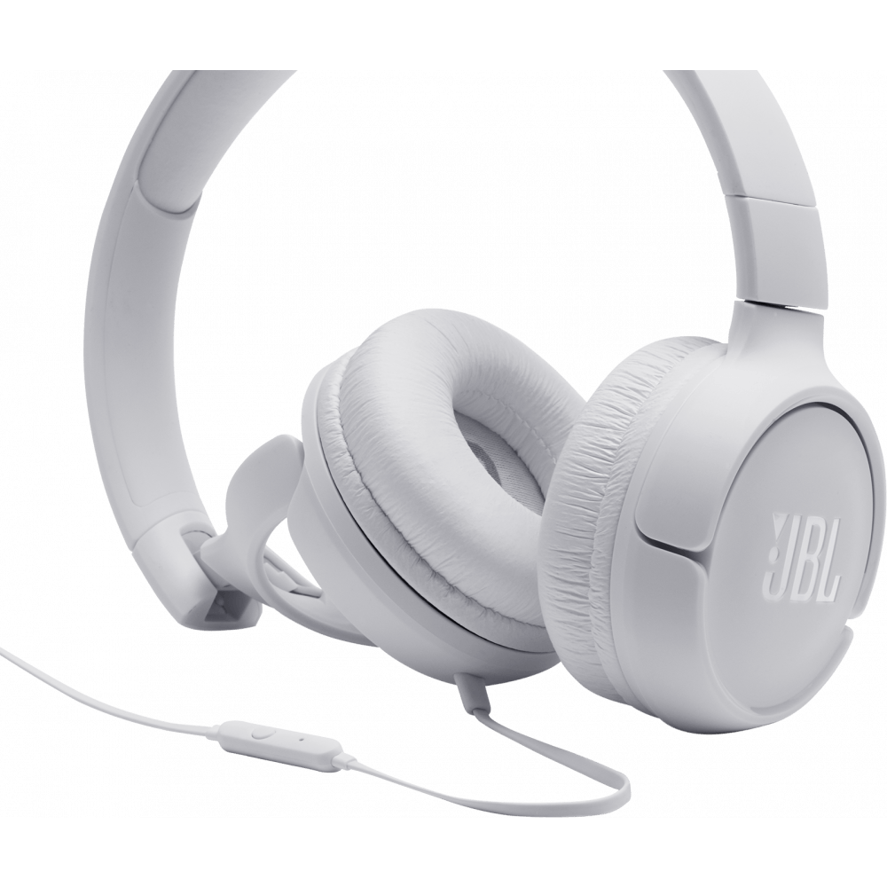 Гарнитура JBL Tune 500 White - JBLT500WHT - фото 4
