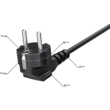 Кабель питания Schuko - Schuko, 15м, Greenconnect GCR-56425