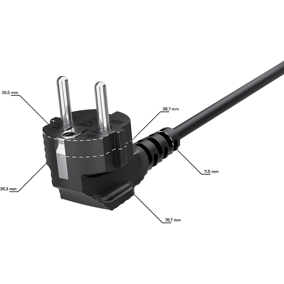 Кабель питания Schuko - Schuko, 15м, Greenconnect GCR-56425 - фото 4