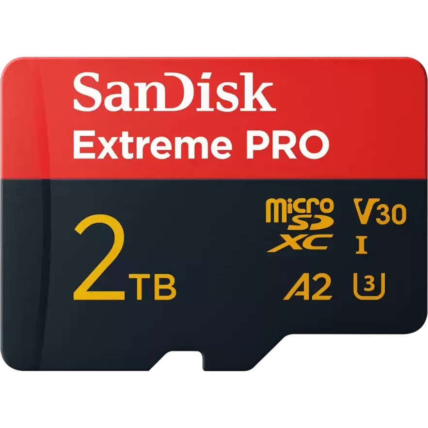 Карта памяти 2Tb MicroSD SanDisk Extreme Pro + SD адаптер (SDSQXCD-2T00-GN6MA)