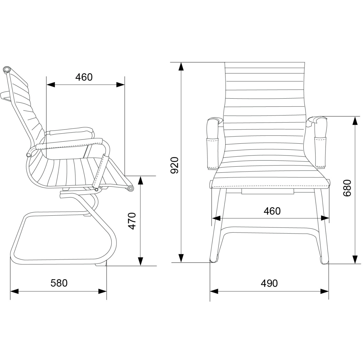 Офисное кресло Бюрократ CH-883-LOW-V/IVORY - фото 4