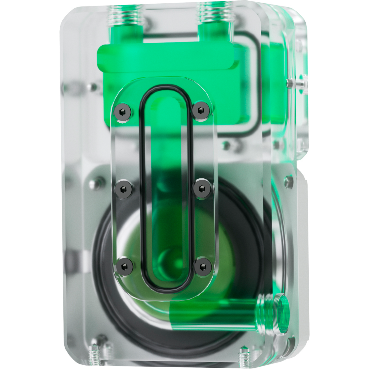 Резервуар с помпой для СЖО Barrow SPD10-T Glacial White (BA3099)