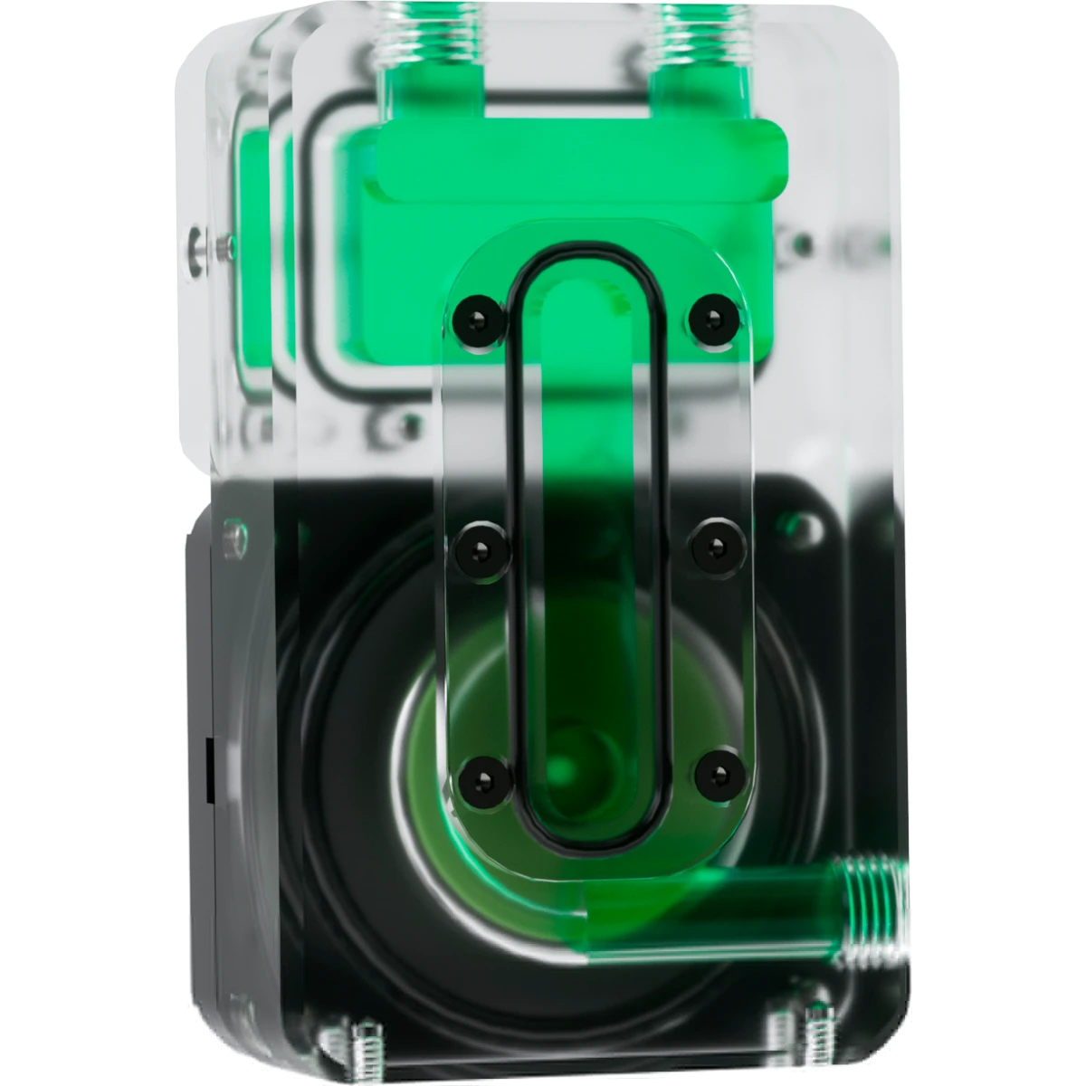 Резервуар с помпой для СЖО Barrow SPD10-T Glacial White (BA3099) - фото 2