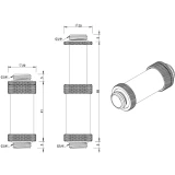 Прямой фитинг Barrow TSSXK-B01 White (BA1778)
