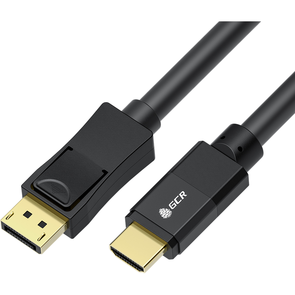 Кабель DisplayPort (M) - HDMI (M), 2м, Greenconnect GCR-55527