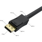Кабель DisplayPort (M) - HDMI (M), 3м, Greenconnect GCR-55528