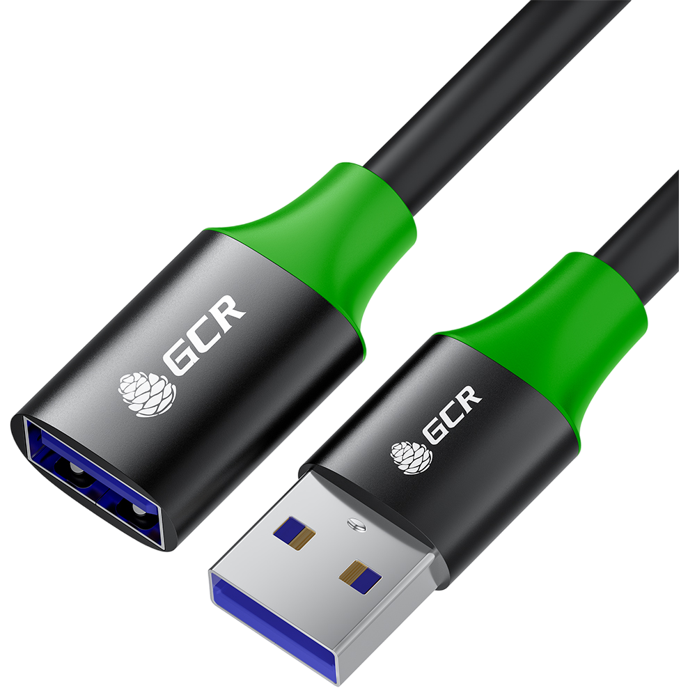 Кабель удлинительный USB A (M) - USB A (F), 1м, Greenconnect GCR-55279