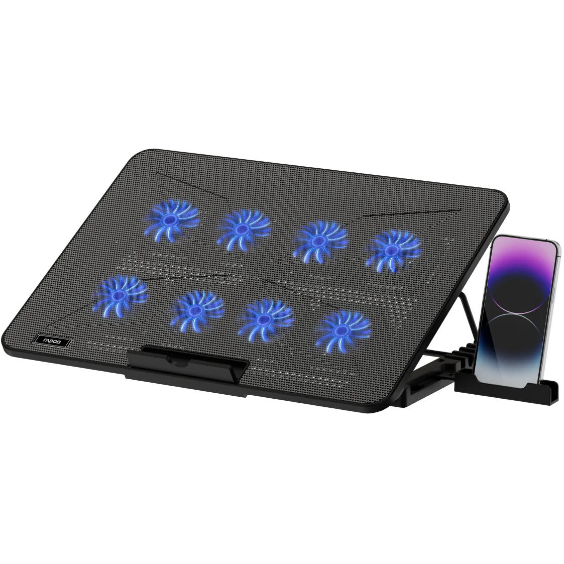 Охлаждающая подставка для ноутбука Rapoo CF300 Black - CF300-BL