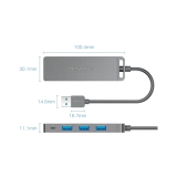 USB-концентратор Vention CHLHF