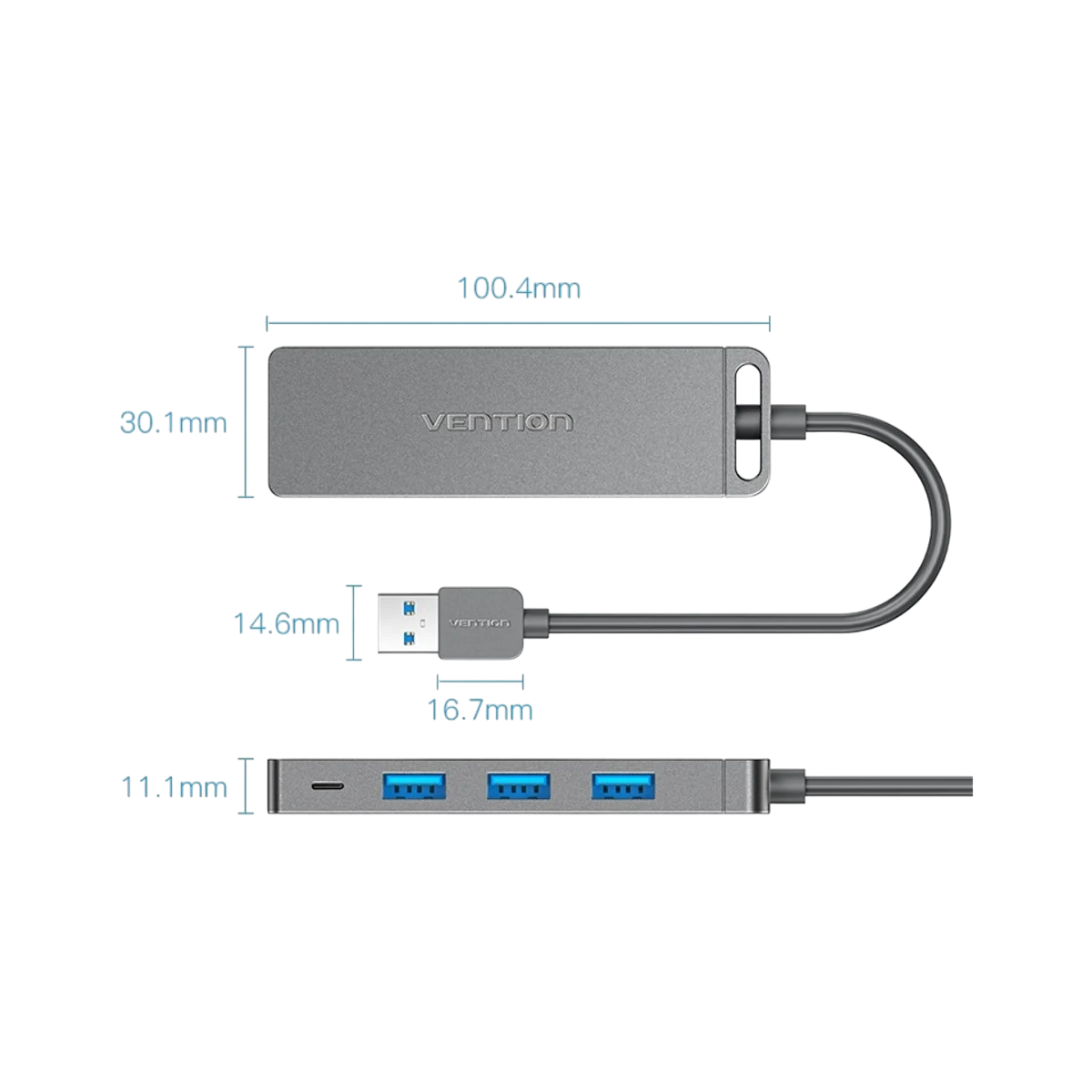 USB-концентратор Vention CHLHF - фото 2