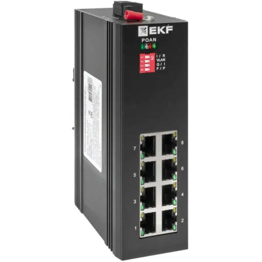 Коммутатор (свитч) EKF TSX-U-8GTP