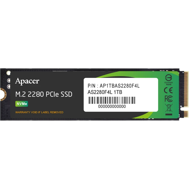 Накопитель SSD 1TB Apacer AS2280F4L (AP1TBAS2280F4L-1)
