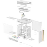 Корпус DeepCool CL6600 White (R-CL6600-WHNNA0-G)