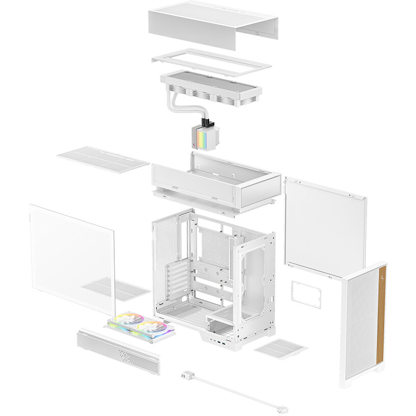 Корпус DeepCool CL6600 White - R-CL6600-WHNNA0-G - фото 10