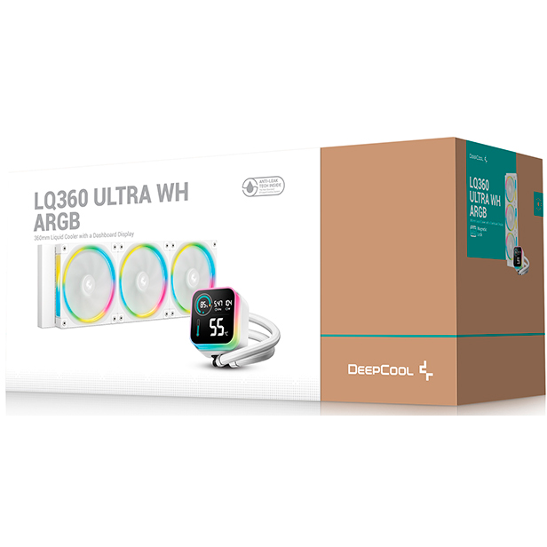 Система жидкостного охлаждения DeepCool LQ360 ULTRA ARGB WH - R-LQ360-WHASMC-G-1 - фото 6