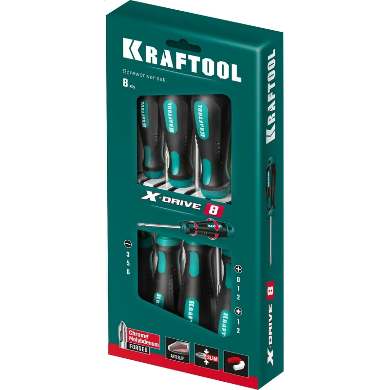 Набор отвёрточный KRAFTOOL 250081-H8 - фото 5