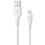 Кабель USB - Lightning, 1м, Rocket RDC507WH01FL-AL White