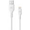 Кабель USB - Lightning, 1м, Rocket RDC507WH01FL-AL White