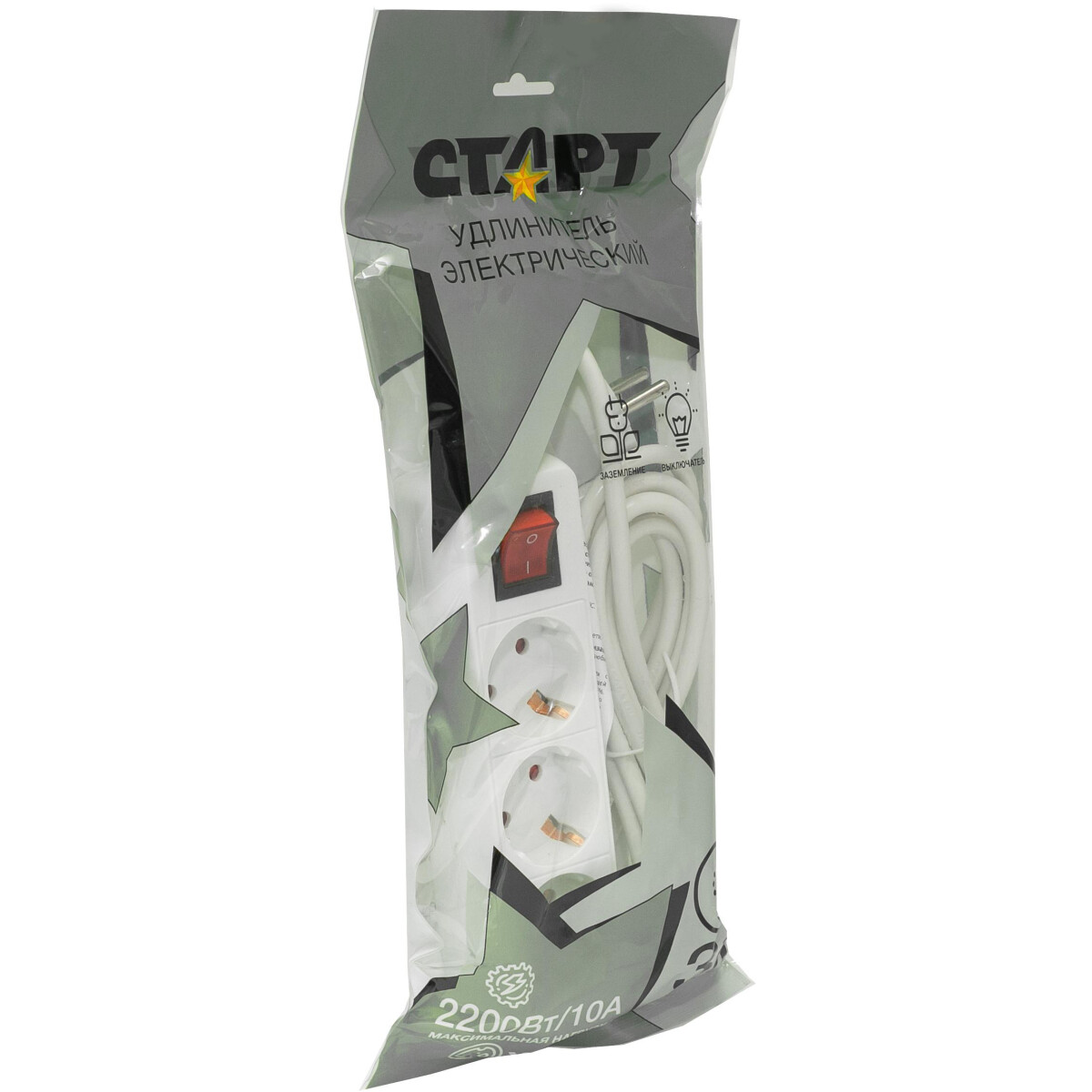 Сетевой удлинитель СТАРТ С/У S 3x3-ZDV - 4607175852722 - фото 4
