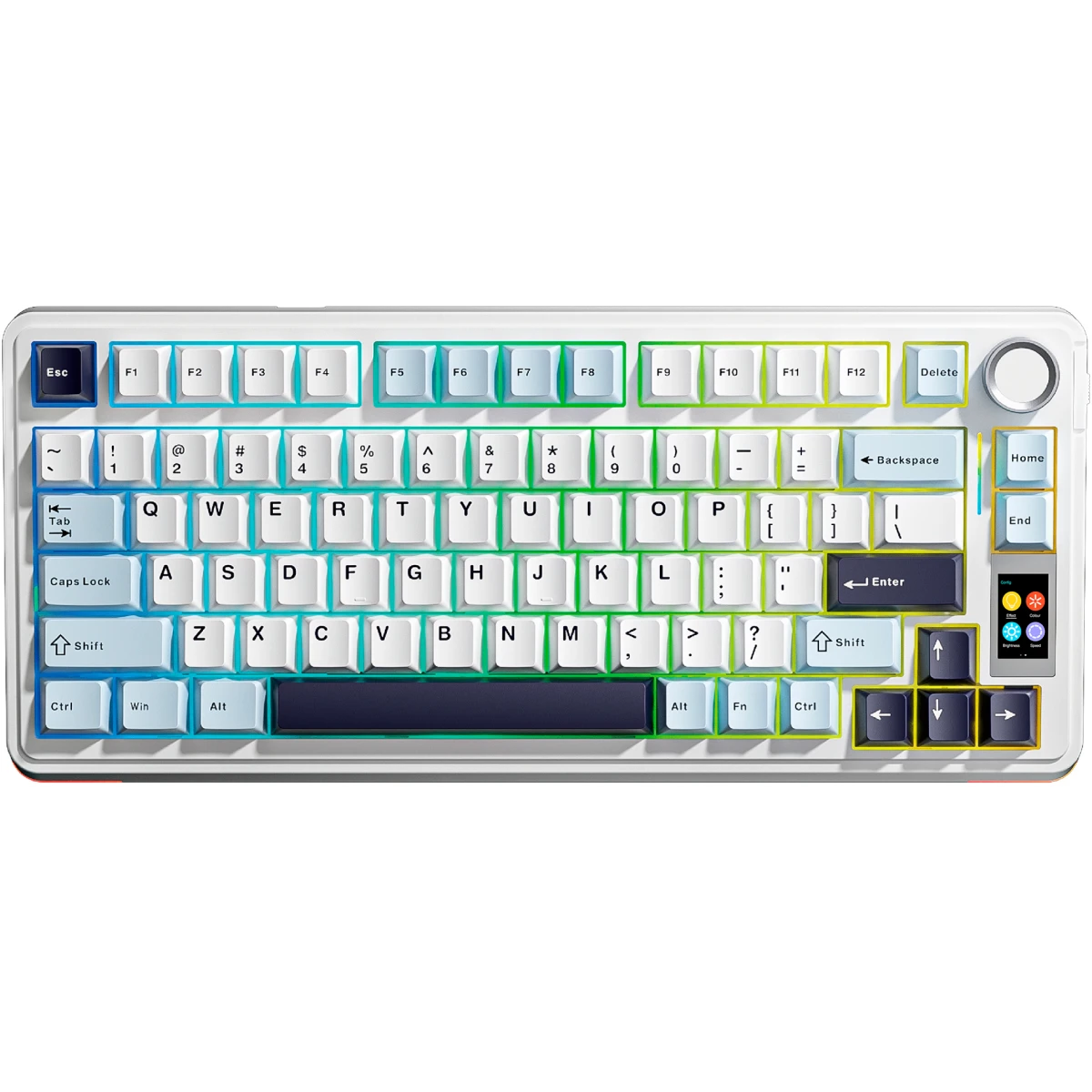 Клавиатура AULA S75 PRO Light Blue-White-Black