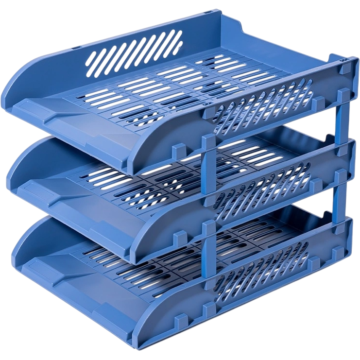 Лоток для бумаг Deli E9213 Blue - E9213 BLUE