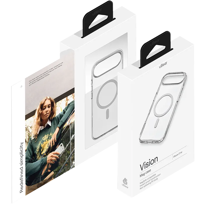 Чехол uBear iPhone Air Vision Mag Case Clear - CS536TT66AVS-I25M - фото 5