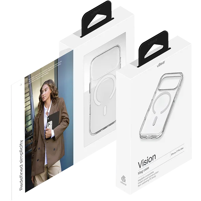 Чехол uBear iPhone 17 Pro Max Vision Mag Case Clear - CS538TT69PVS-I25M - фото 5