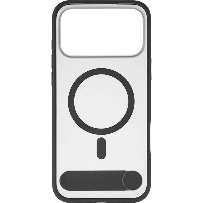 Чехол uBear iPhone 17 Pro Max Stand 360 Mag Clear/Black - CS587BL69PST-I25M - фото 2