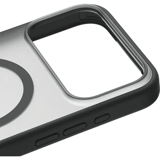 Чехол uBear iPhone 17 Pro Max Stand 360 Mag Clear/Black - CS587BL69PST-I25M - фото 5