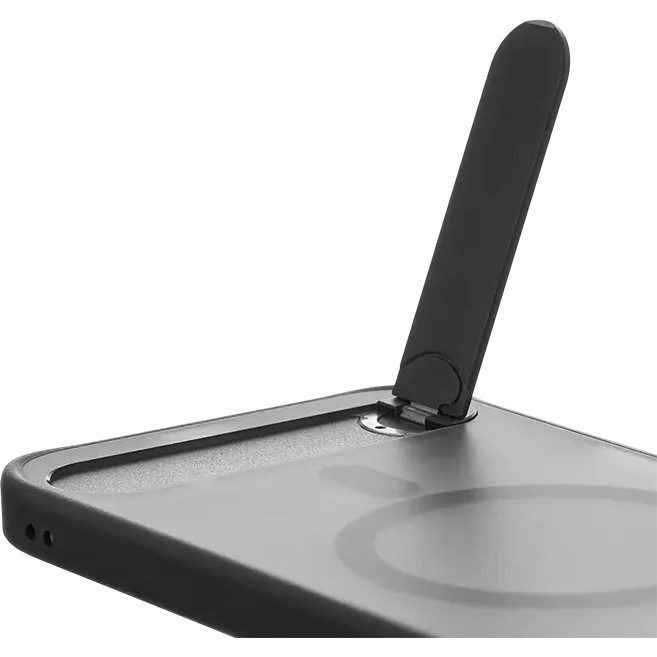 Чехол uBear iPhone 17 Pro Max Stand 360 Mag Clear/Black - CS587BL69PST-I25M - фото 7