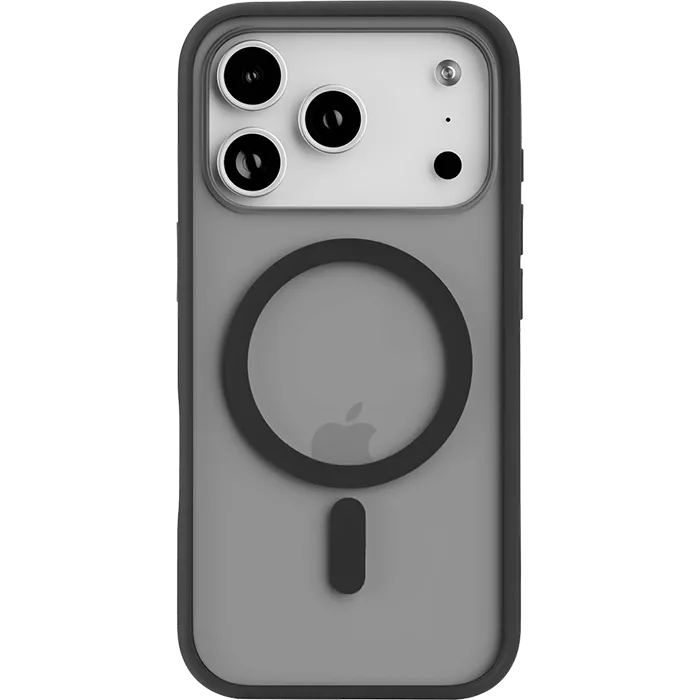 Чехол uBear iPhone 17 Pro Cloud Mag Case Black/Clear - CS575BL63PMT-I25M