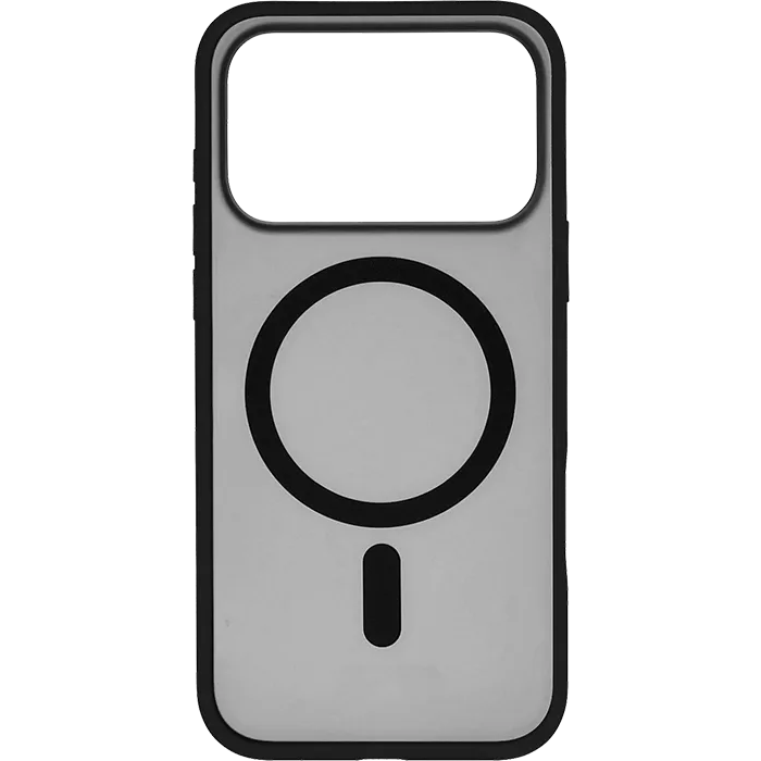 Чехол uBear iPhone 17 Pro Cloud Mag Case Black/Clear - CS575BL63PMT-I25M - фото 3