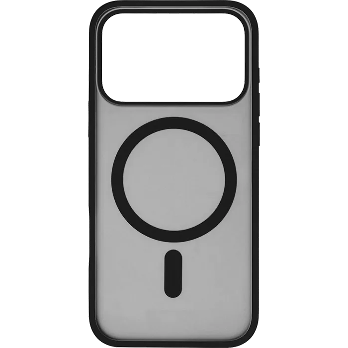 Чехол uBear iPhone 17 Pro Cloud Mag Case Black/Clear - CS575BL63PMT-I25M - фото 4