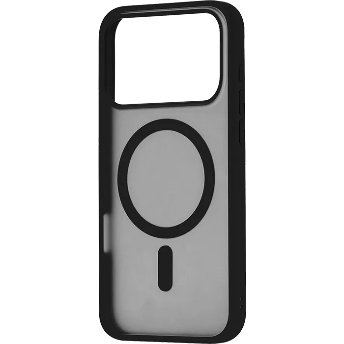 Чехол uBear iPhone 17 Pro Cloud Mag Case Black/Clear - CS575BL63PMT-I25M - фото 5