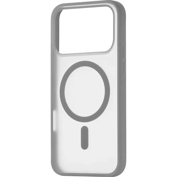 Чехол uBear iPhone 17 Pro Cloud Mag Case Grey/Clear - CS576GR63PMT-I25M - фото 5
