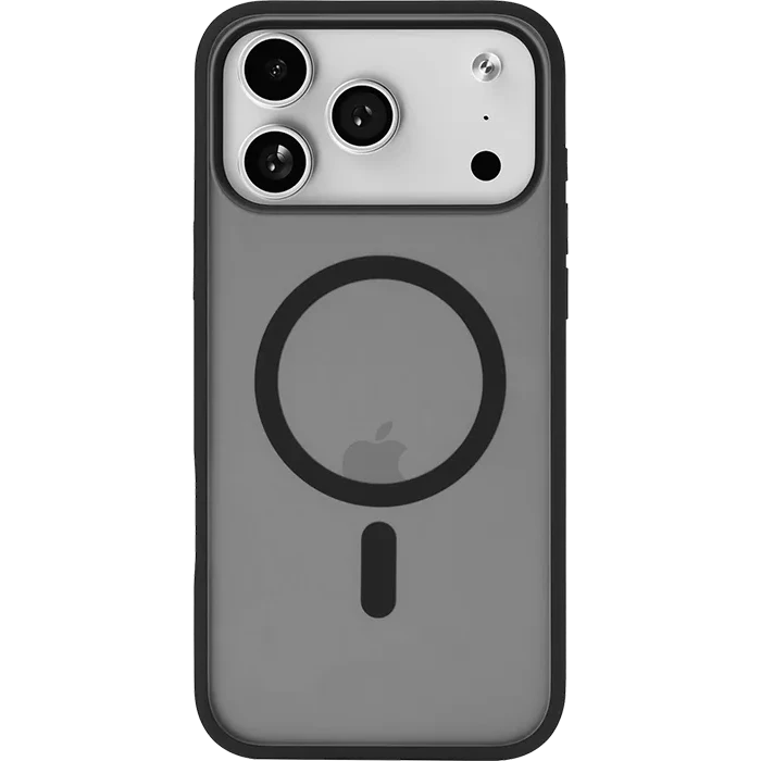 Чехол uBear iPhone 17 Pro Max Cloud Mag Case Black/Clear - CS579BL69PMT-I25M