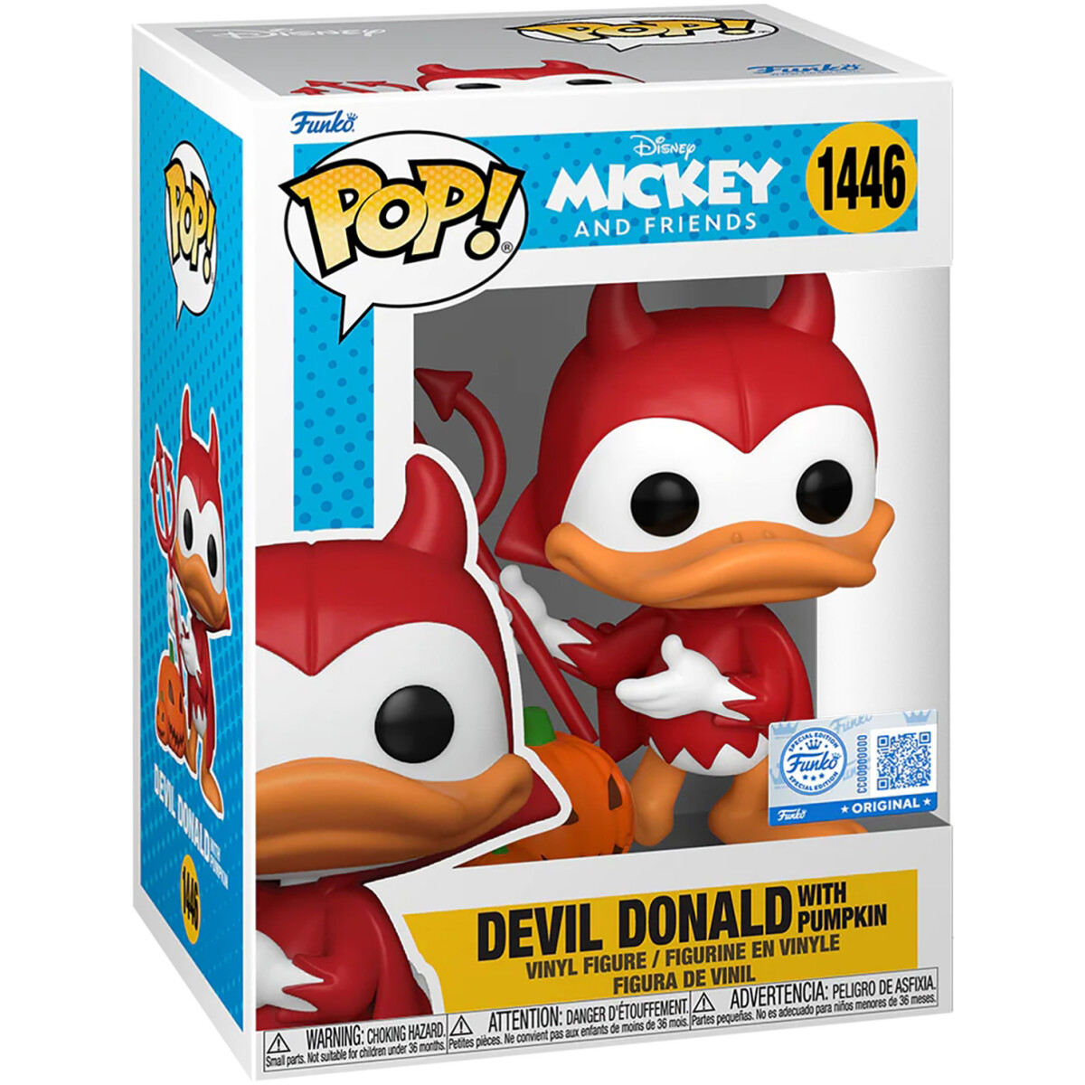 Фигурка Funko POP! Disney Mickey and Friends Devil Donald - 77398 - фото 2