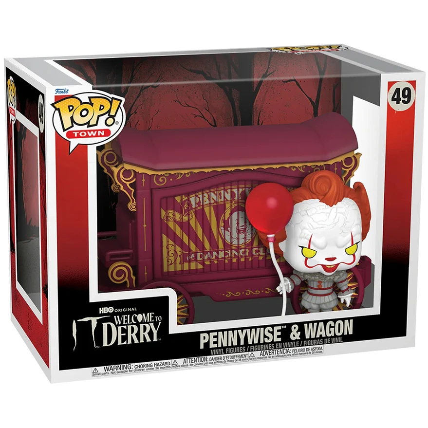Фигурка Funko POP! Town IT Welcome to Derry Pennywise & Wagon - 86243 - фото 2