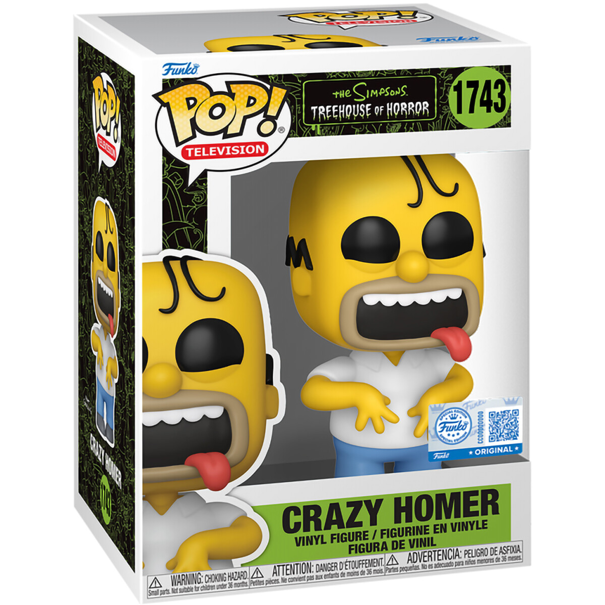 Фигурка Funko POP! TV Simpsons Treehouse Of Horror Crazy Homer - 87247 - фото 2