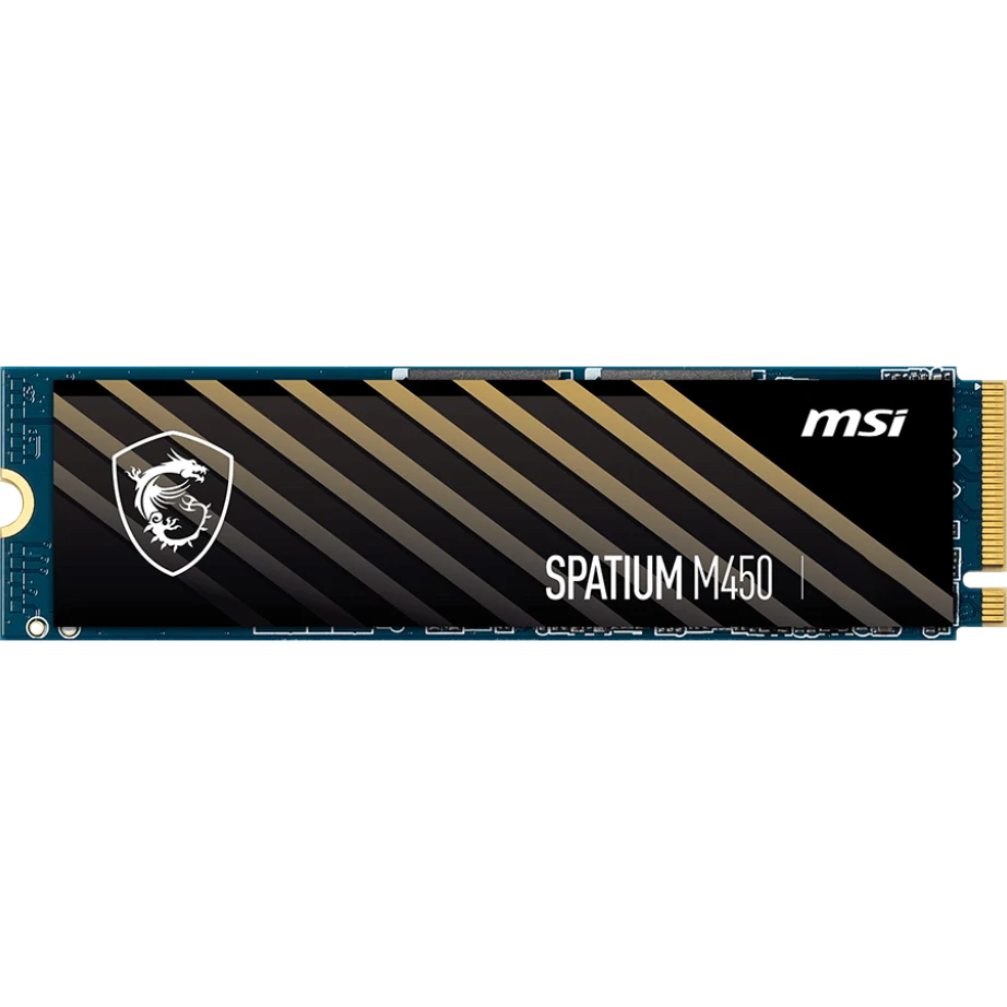 Накопитель SSD 500GB MSI SPATIUM M450 (SPATIUM M450 PCIe 4.0 NVMe M.2 500GB) OEM - S78-440K220-P83/S78-440K090-P83