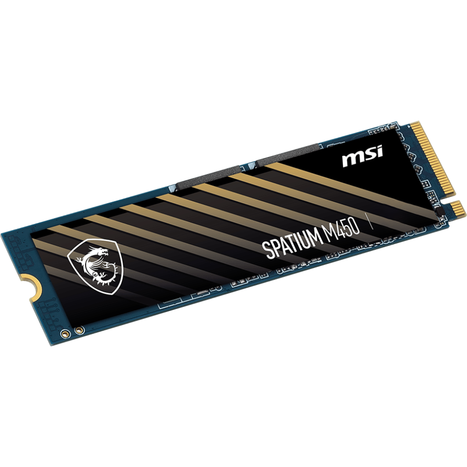 Накопитель SSD 500GB MSI SPATIUM M450 (SPATIUM M450 PCIe 4.0 NVMe M.2 500GB) OEM - S78-440K220-P83/S78-440K090-P83 - фото 2