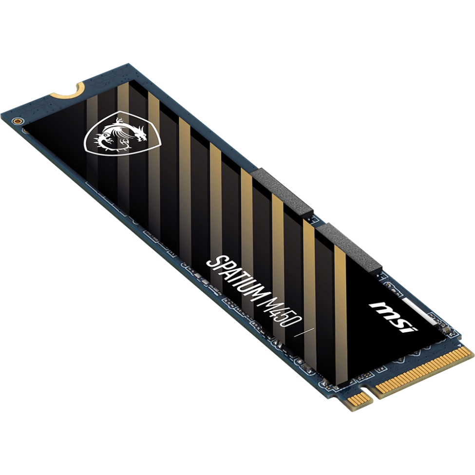 Накопитель SSD 500GB MSI SPATIUM M450 (SPATIUM M450 PCIe 4.0 NVMe M.2 500GB) OEM - S78-440K220-P83/S78-440K090-P83 - фото 4